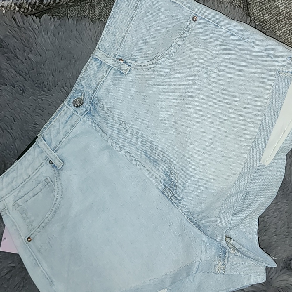Wild Fable Highest Rise Cheeky Shorts Light Wash